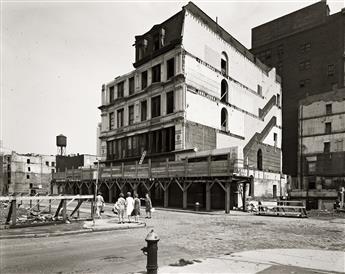 DANNY LYON (1942- ) Portfolio titled The Destruction of Lower Manhattan.